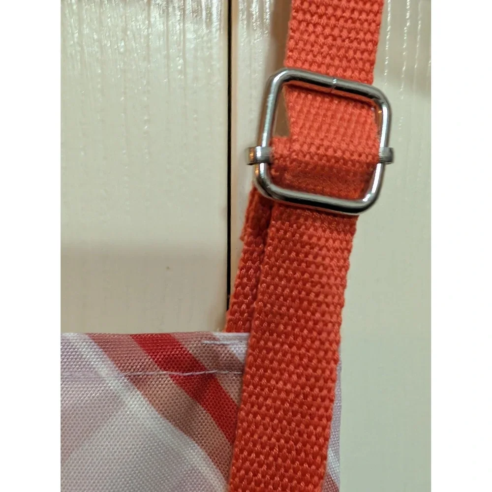 Sewing Down South Craig Conover Perfectly Plaid Cooking Apron Red Pink White OS